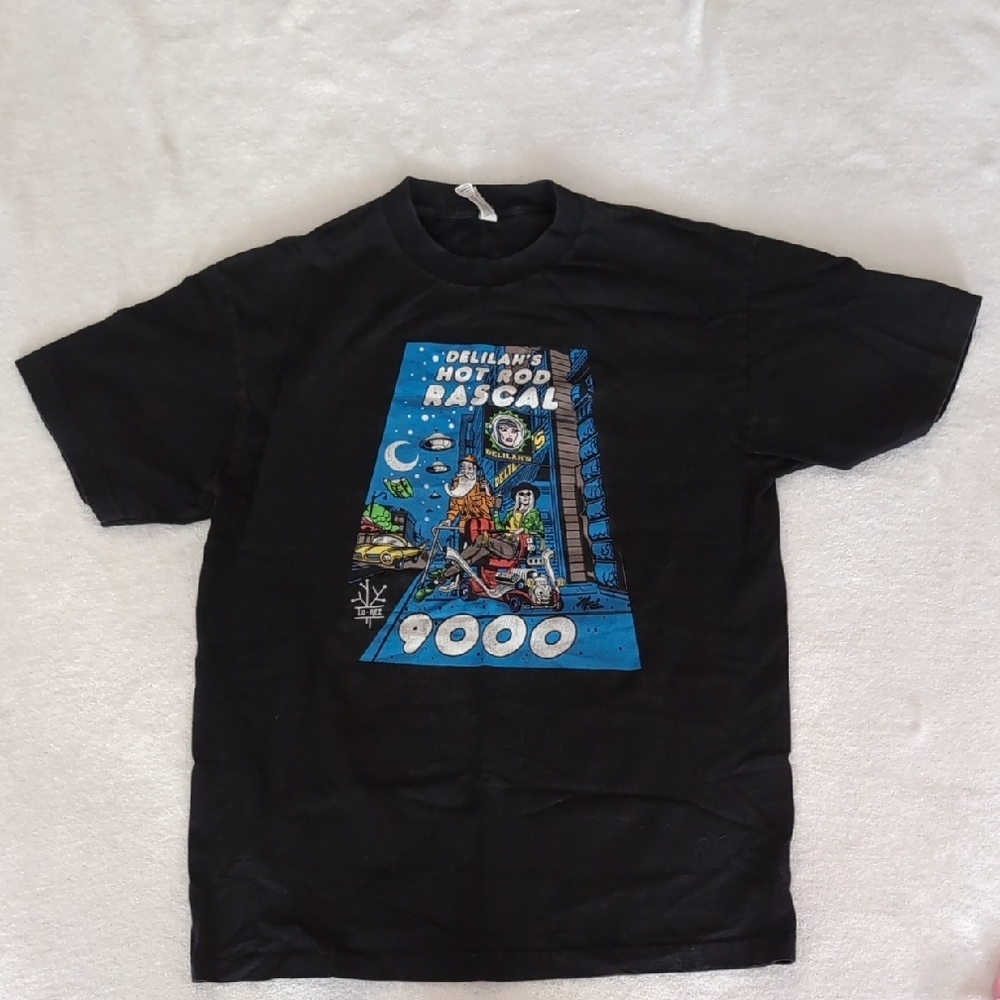 Delilah's in Chicago - Black Graphic T-Shirt